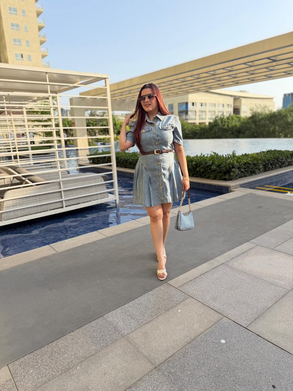 Zeny Chic Denim Dress
