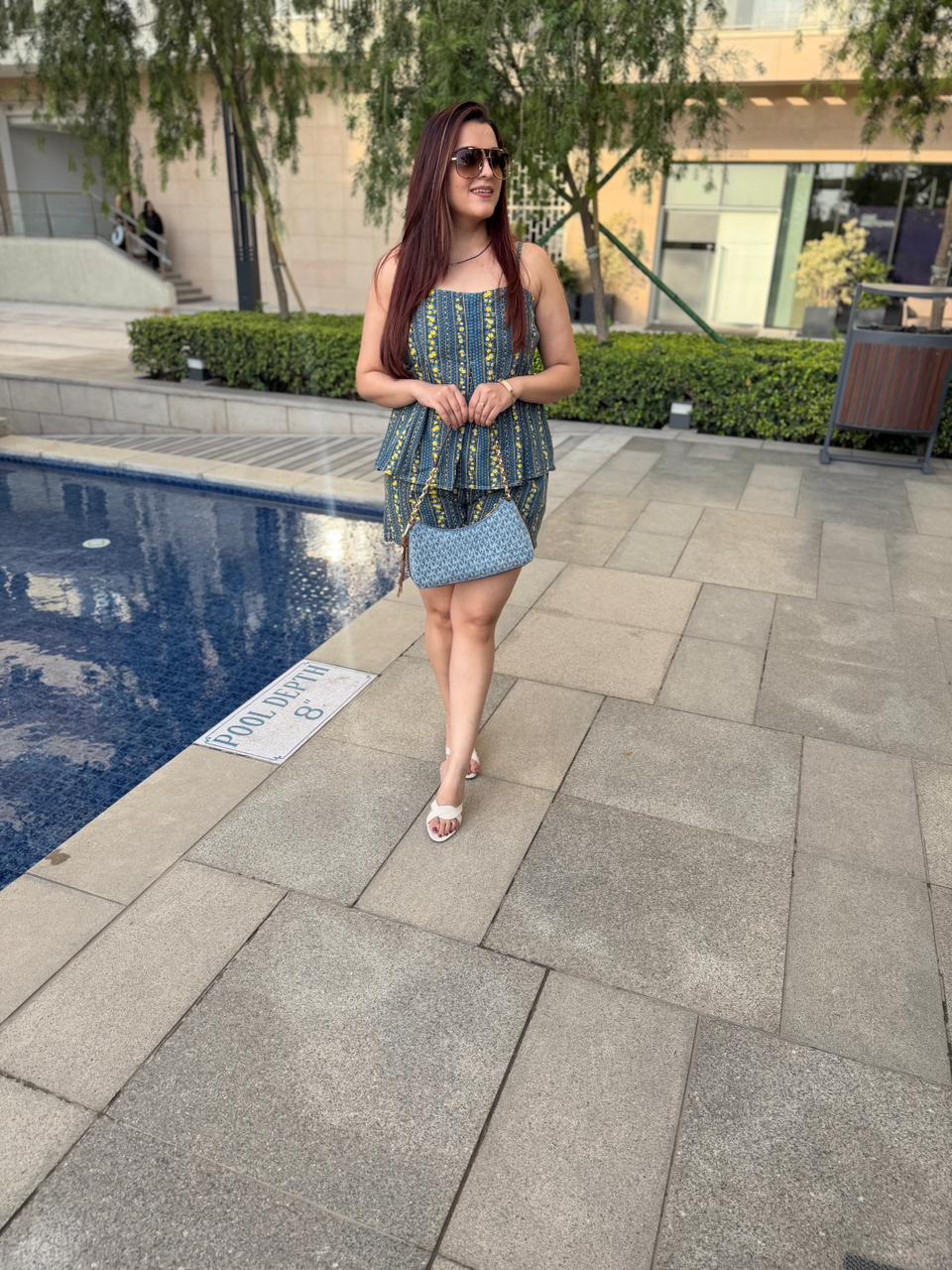 Sunset Stripe Summer Co-Ord Set