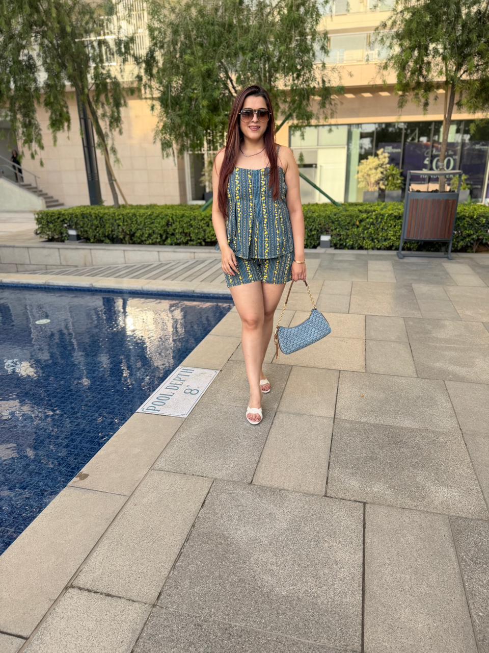Sunset Stripe Summer Co-Ord Set