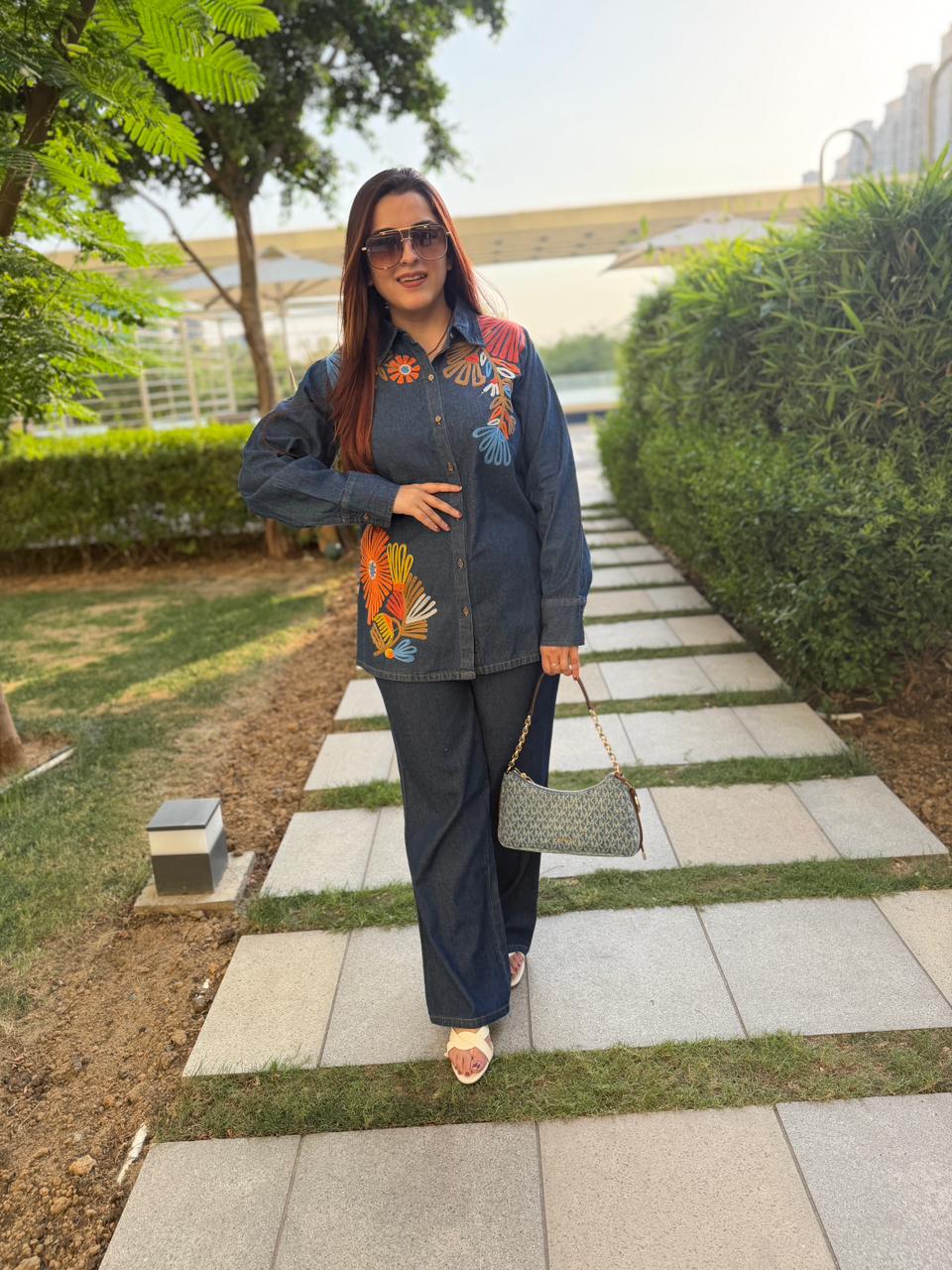 Mahi  Denim Co-Ord Set