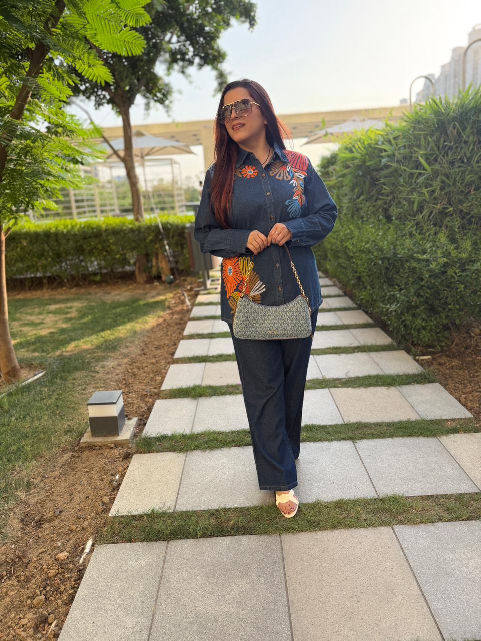 Mahi  Denim Co-Ord Set