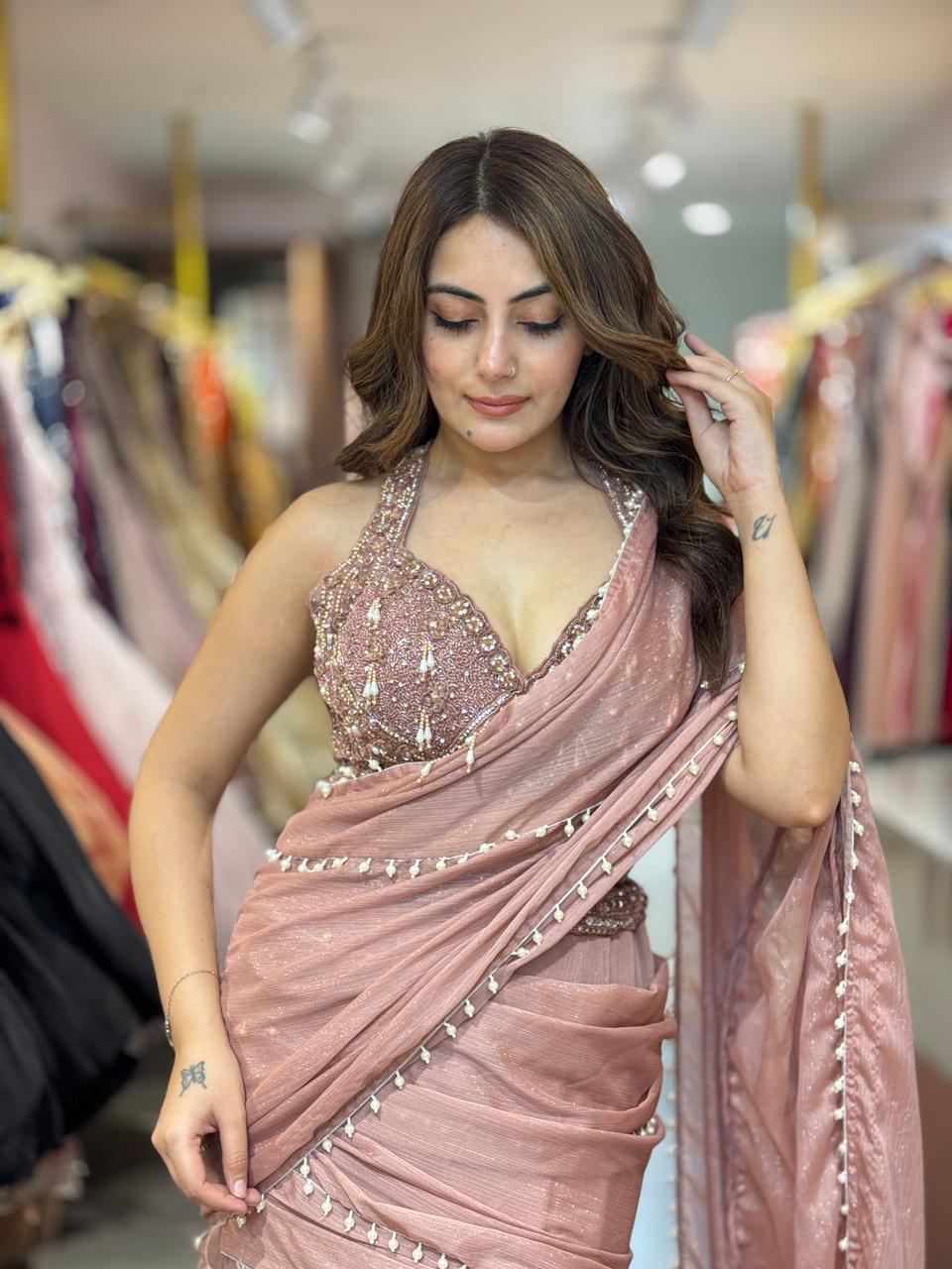 Buttercups Radiance Draped Lehenga Set