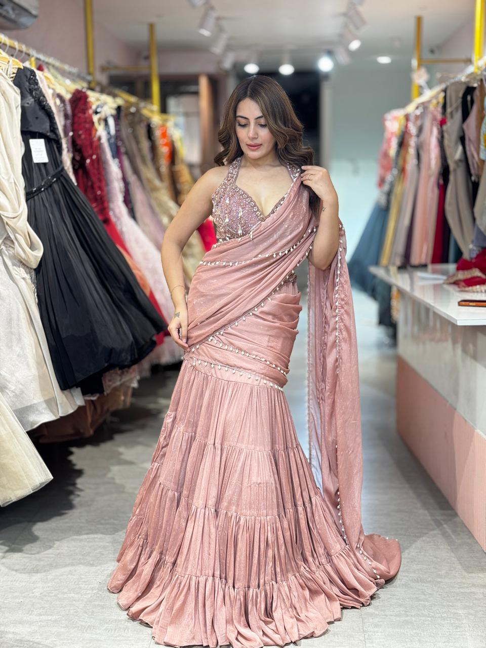 Buttercups Radiance Draped Lehenga Set