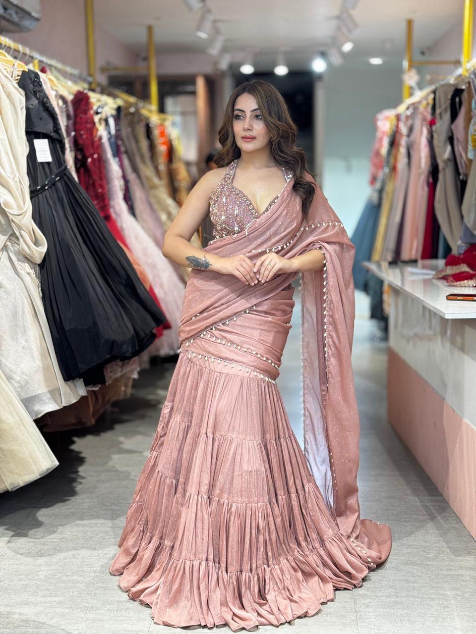 Buttercups Radiance Draped Lehenga Set