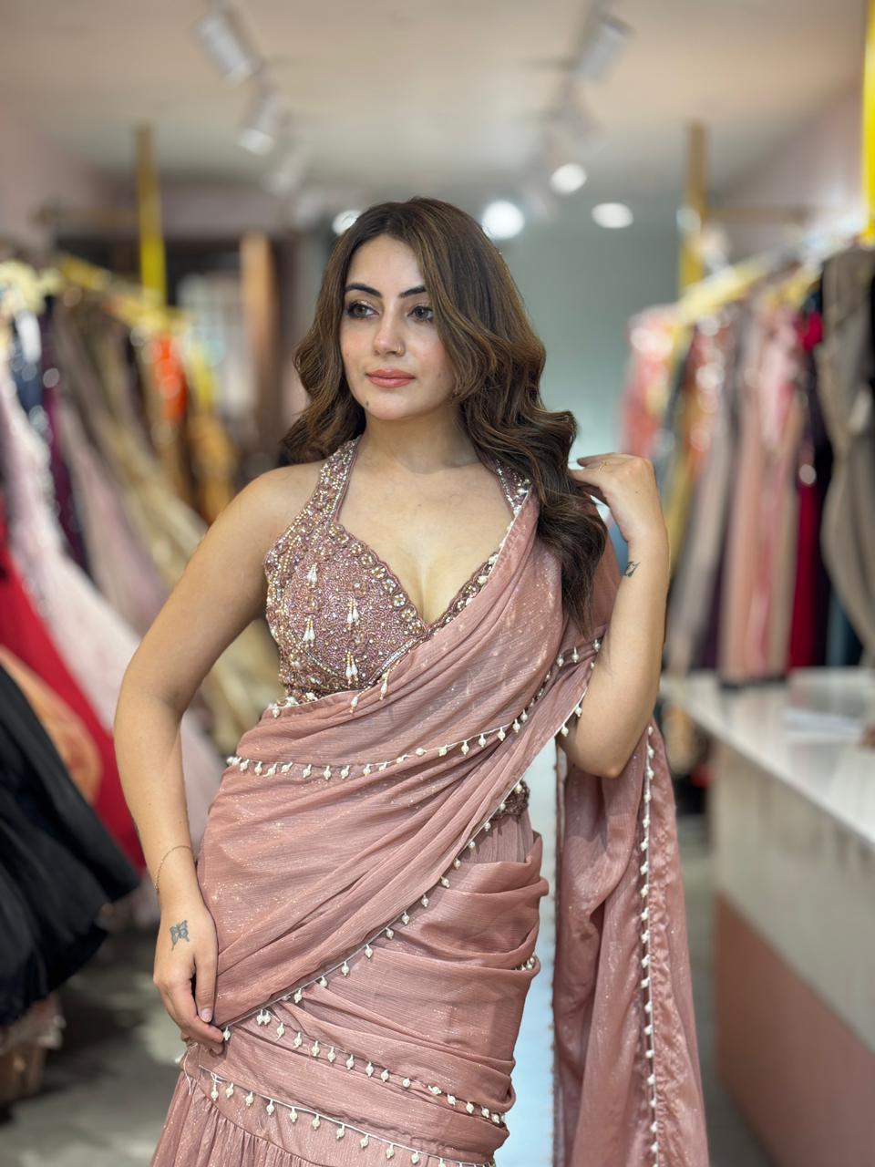Buttercups Radiance Draped Lehenga Set