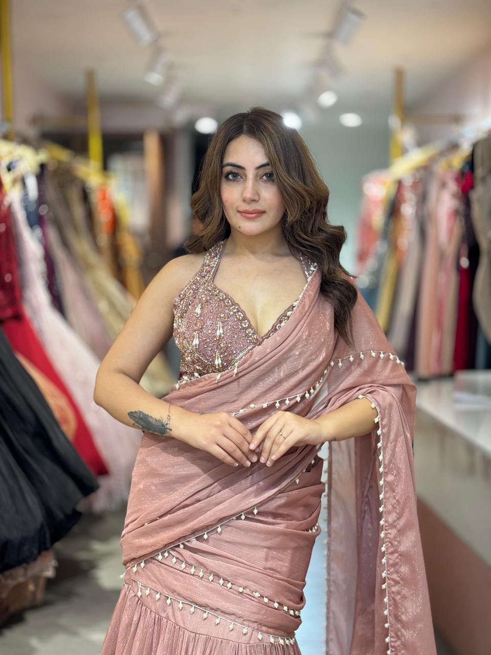 Buttercups Radiance Draped Lehenga Set