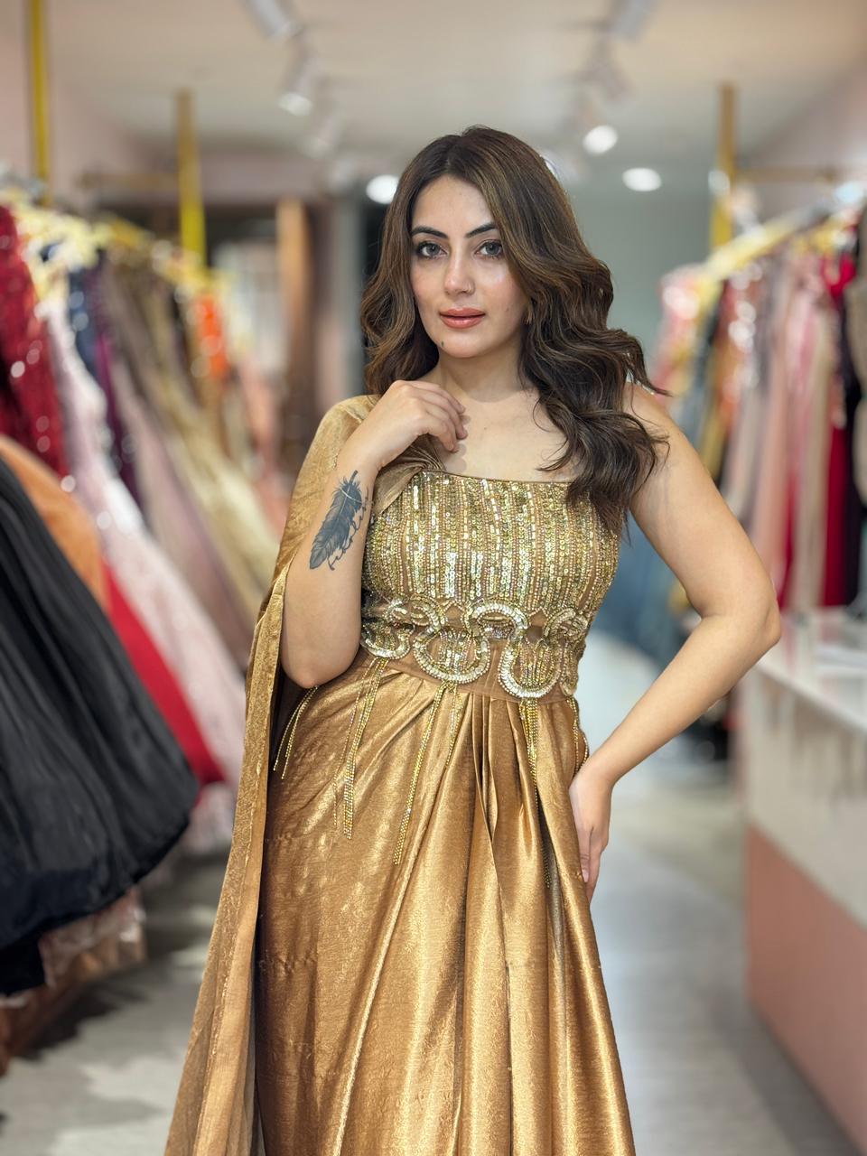 Aura indo Western set