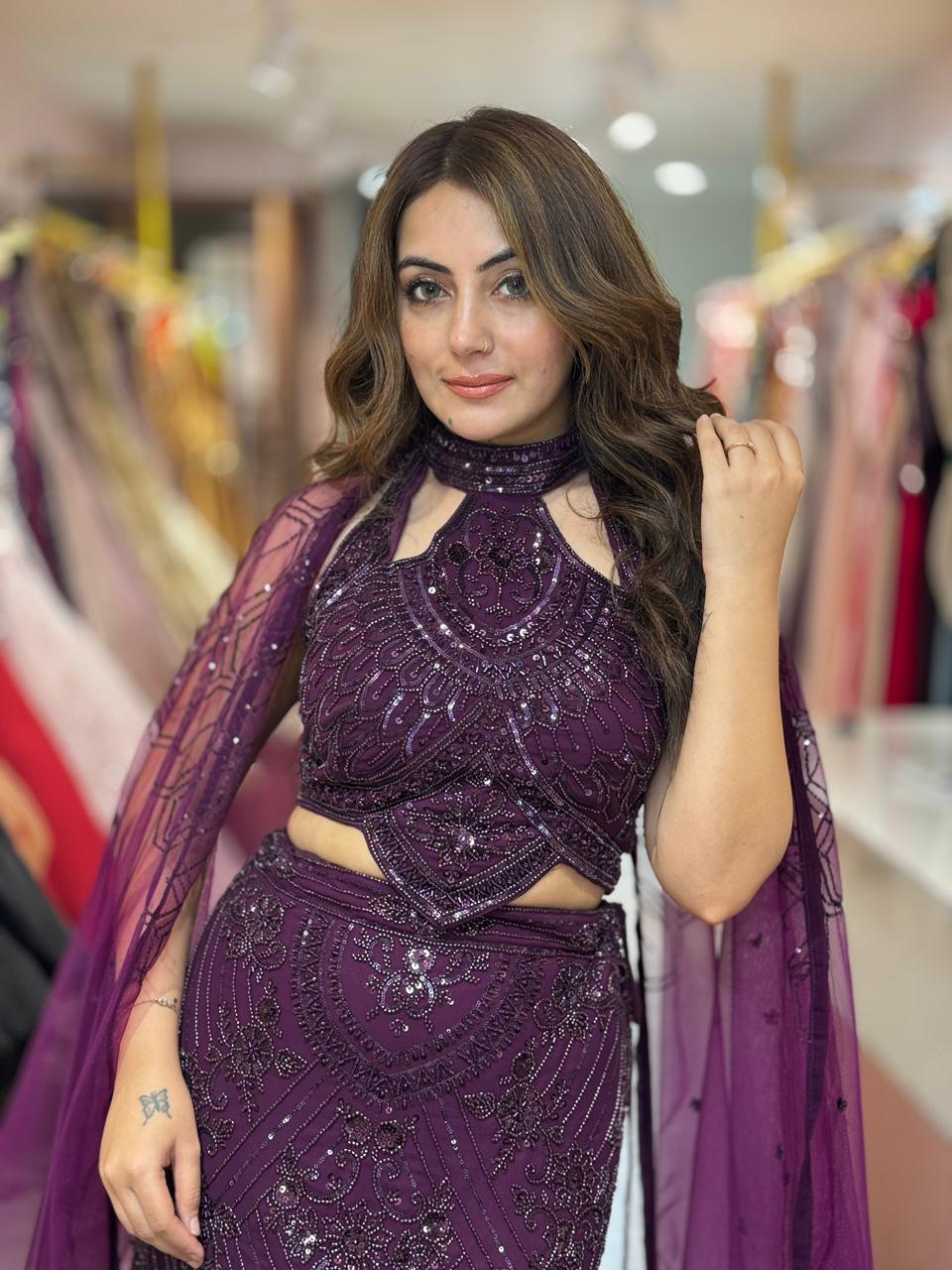 Lupine Embellished Lehenga Set