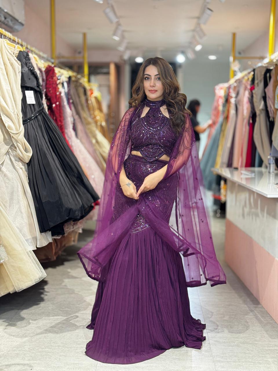 Lupine Embellished Lehenga Set
