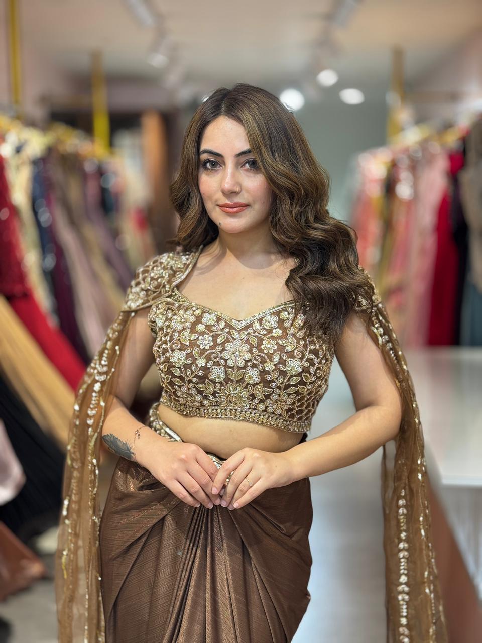 Primrose Luxe Indo western set