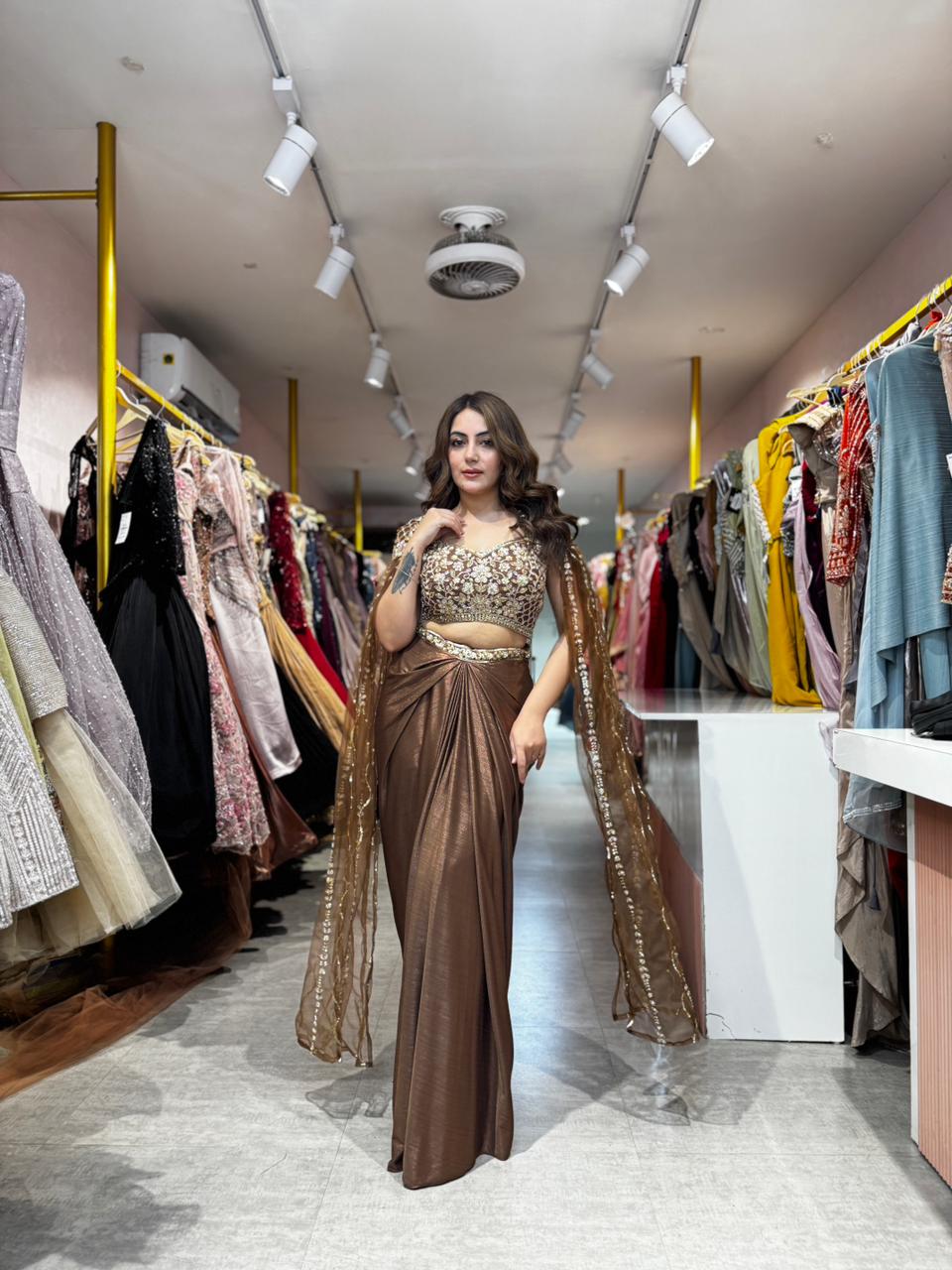 Primrose Luxe Indo western set