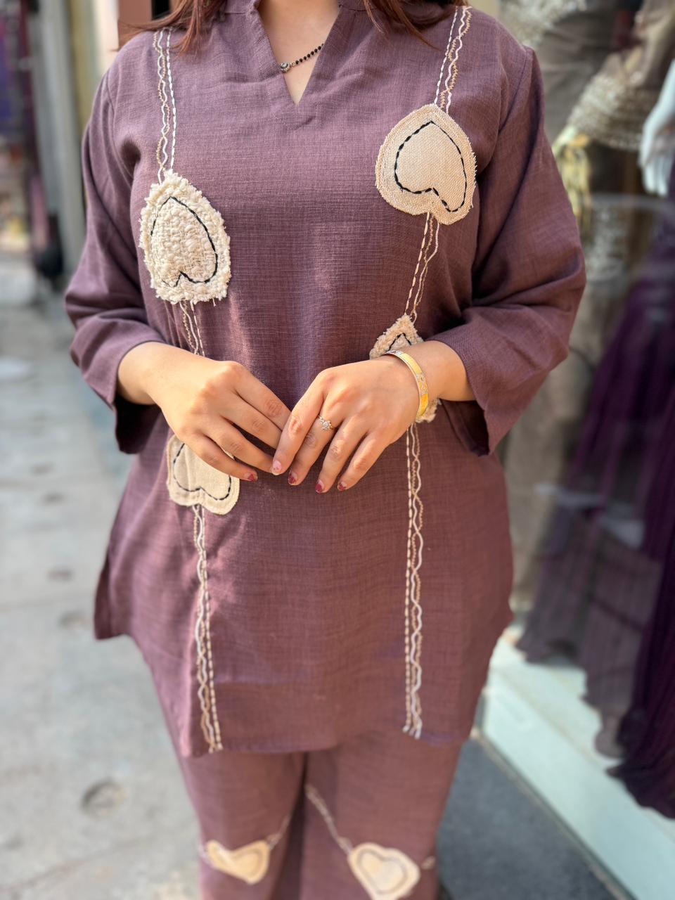 Heart Patch Co-Ord Set