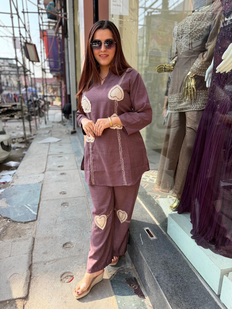 Heart Patch Co-Ord Set