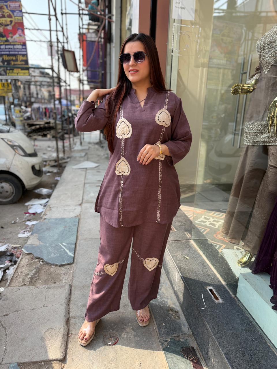Heart Patch Co-Ord Set