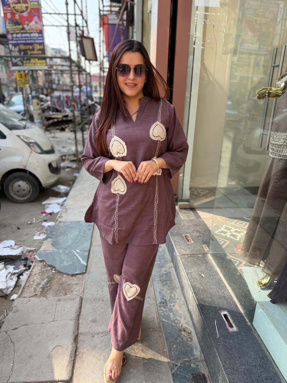 Heart Patch Co-Ord Set