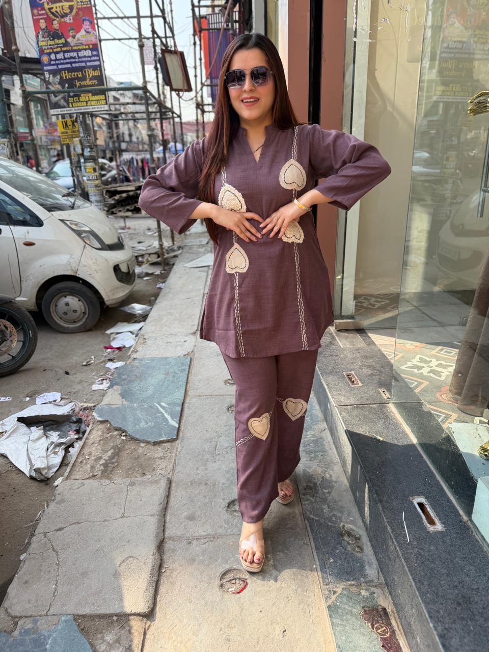 Heart Patch Co-Ord Set