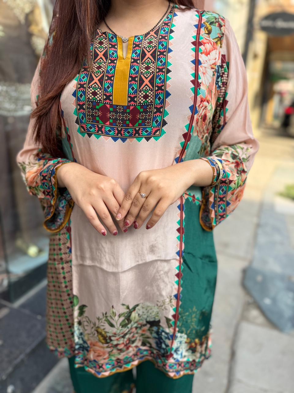 Ethnic Bloom Co-Ord Set