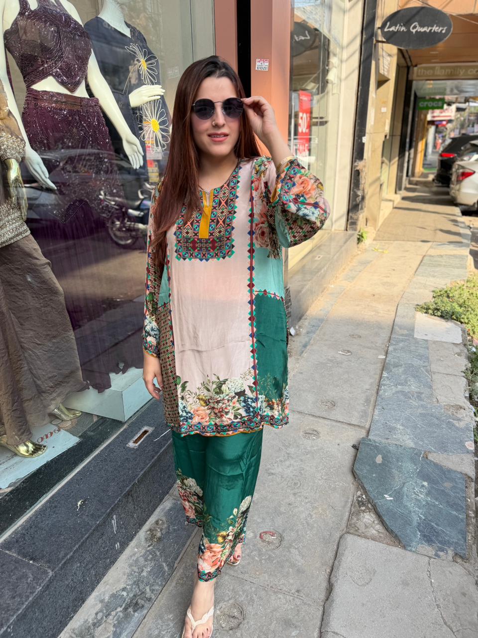 Ethnic Bloom Co-Ord Set