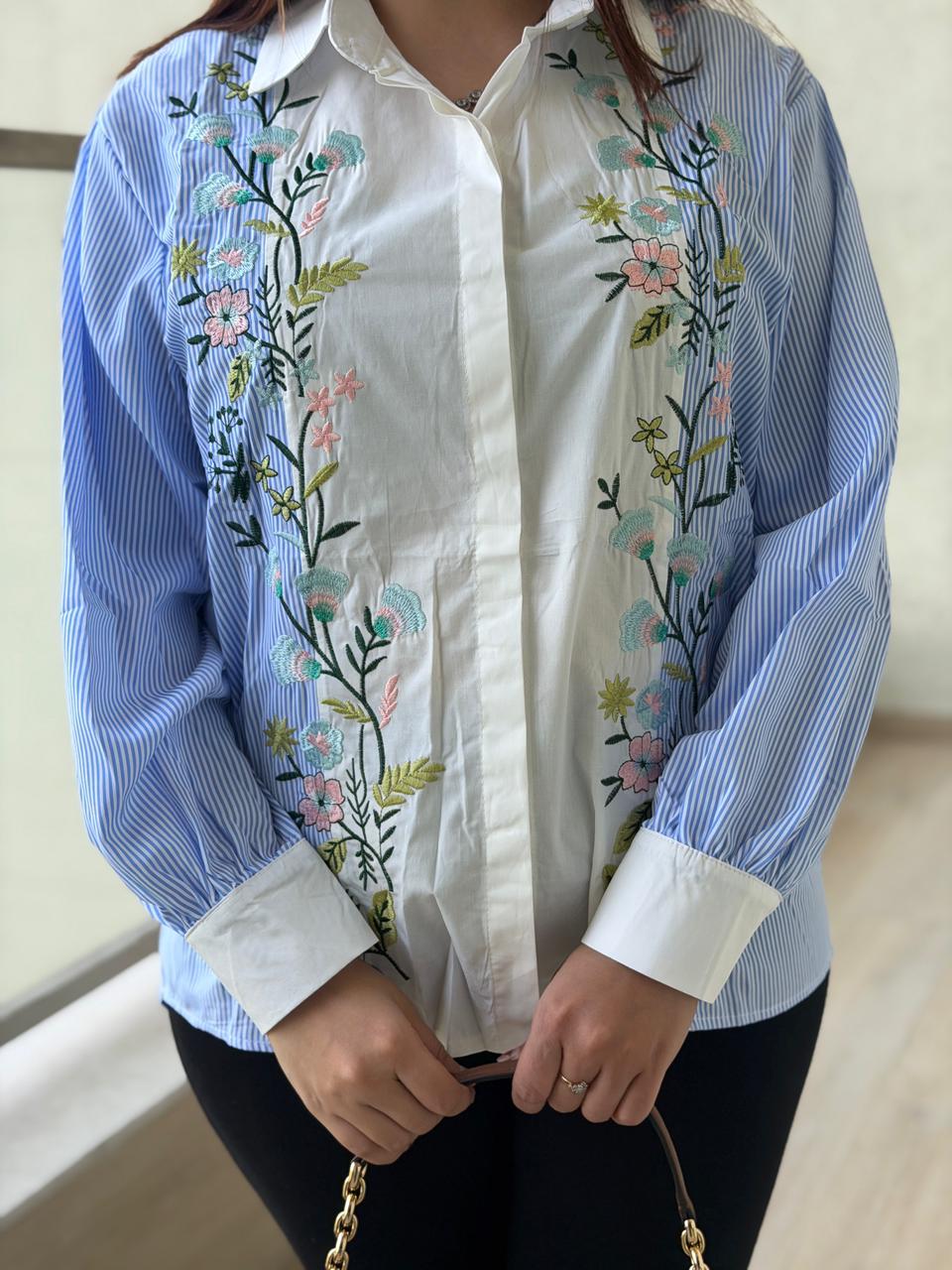 Semi Embroidered Shirt