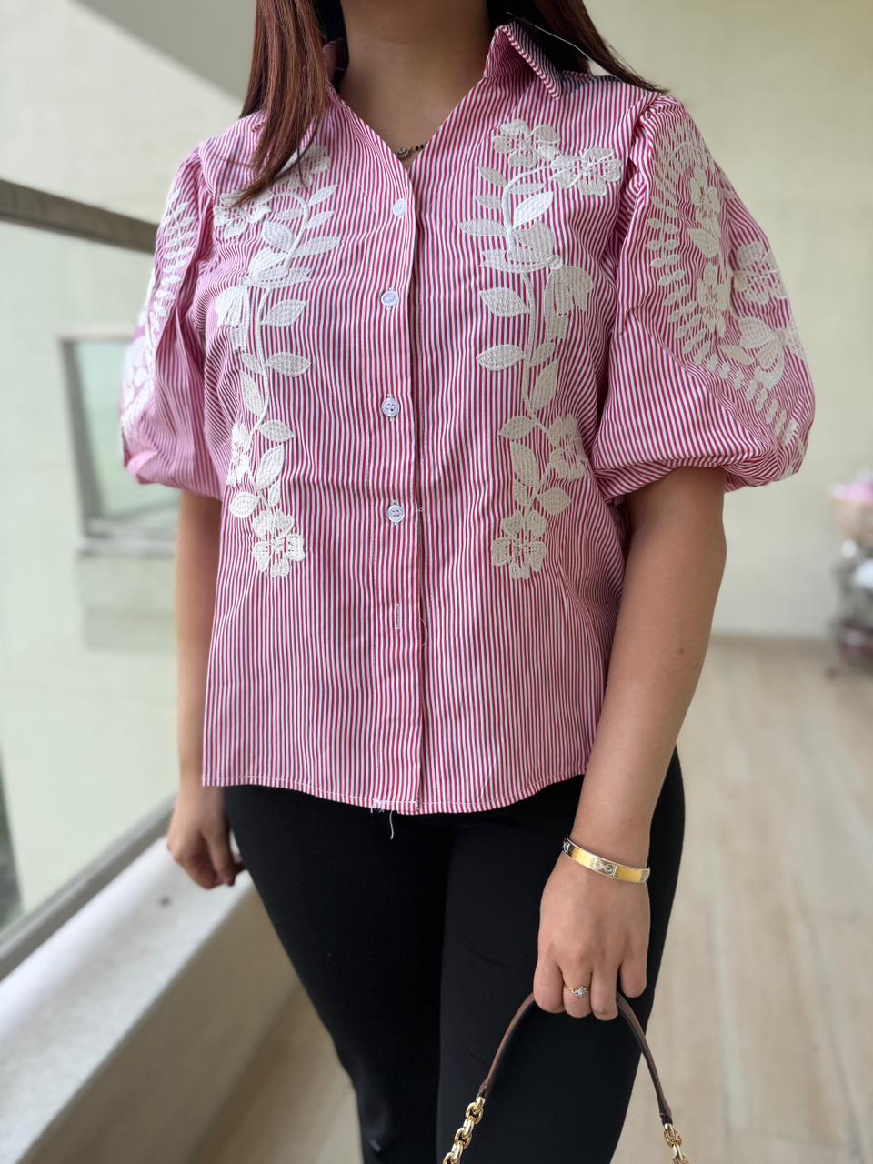 Semi Embroidered Shirt