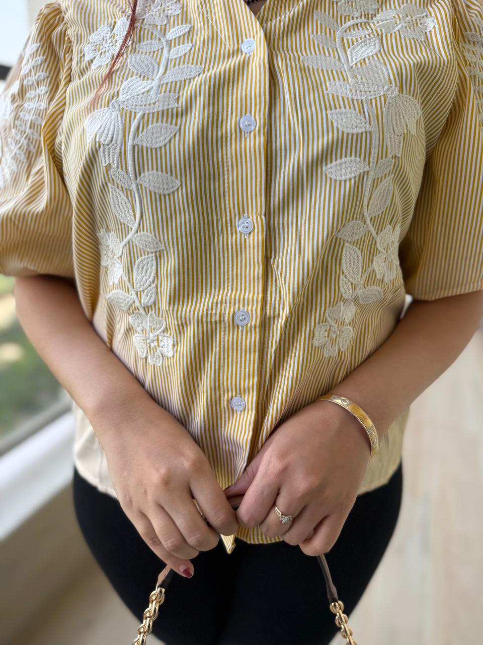 Semi Embroidered Shirt