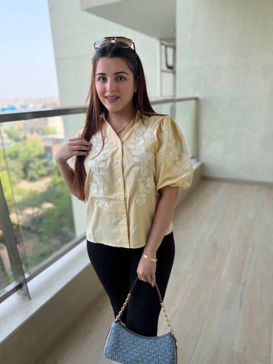 Semi Embroidered Shirt