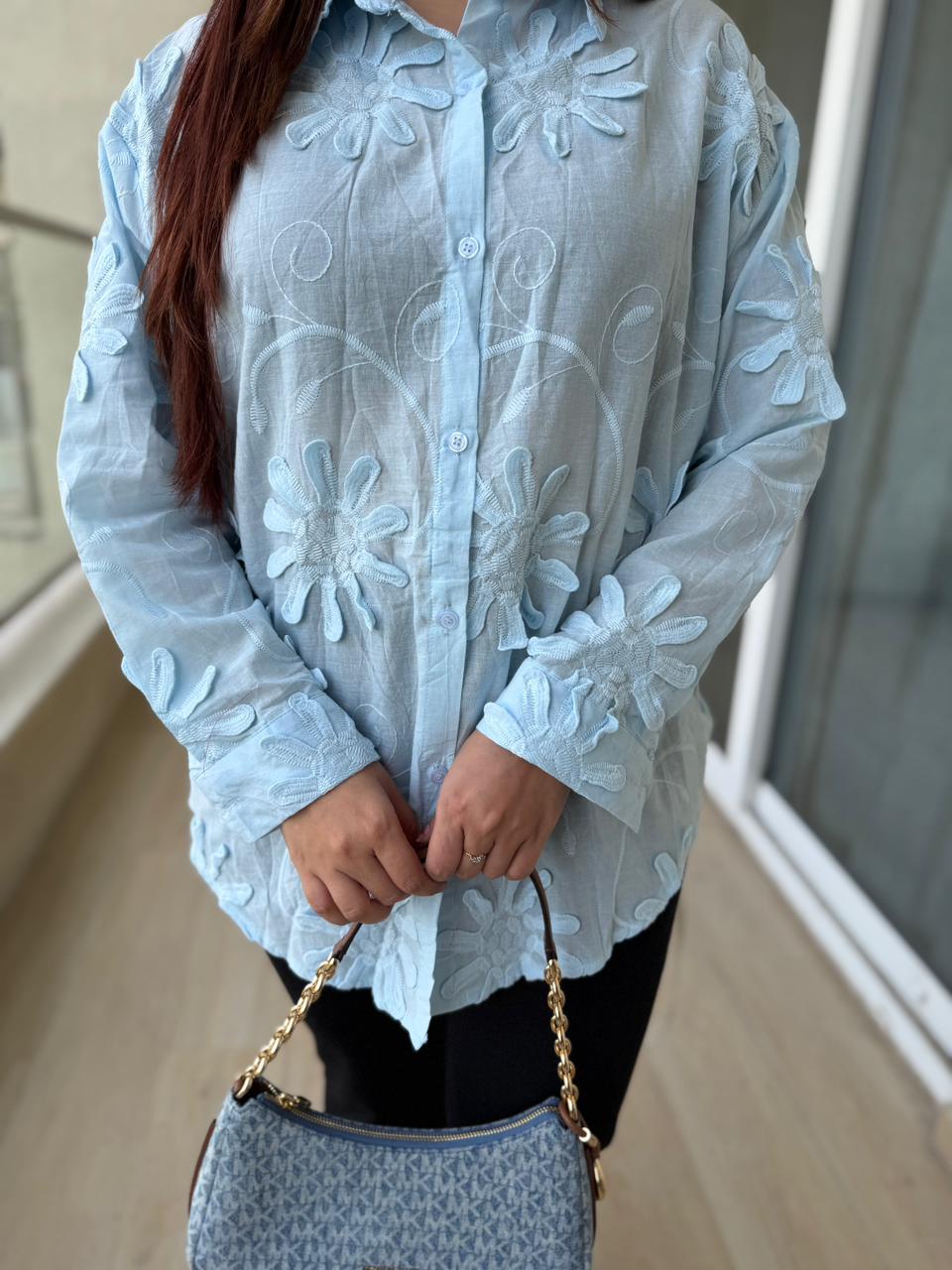 Sany Bloom Appliqué Shirt