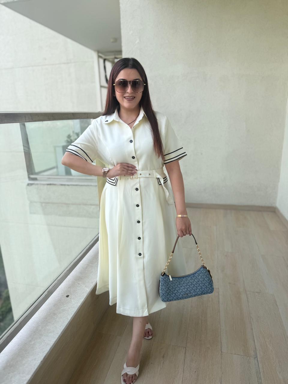 Oriv  Elegance Midi Dress