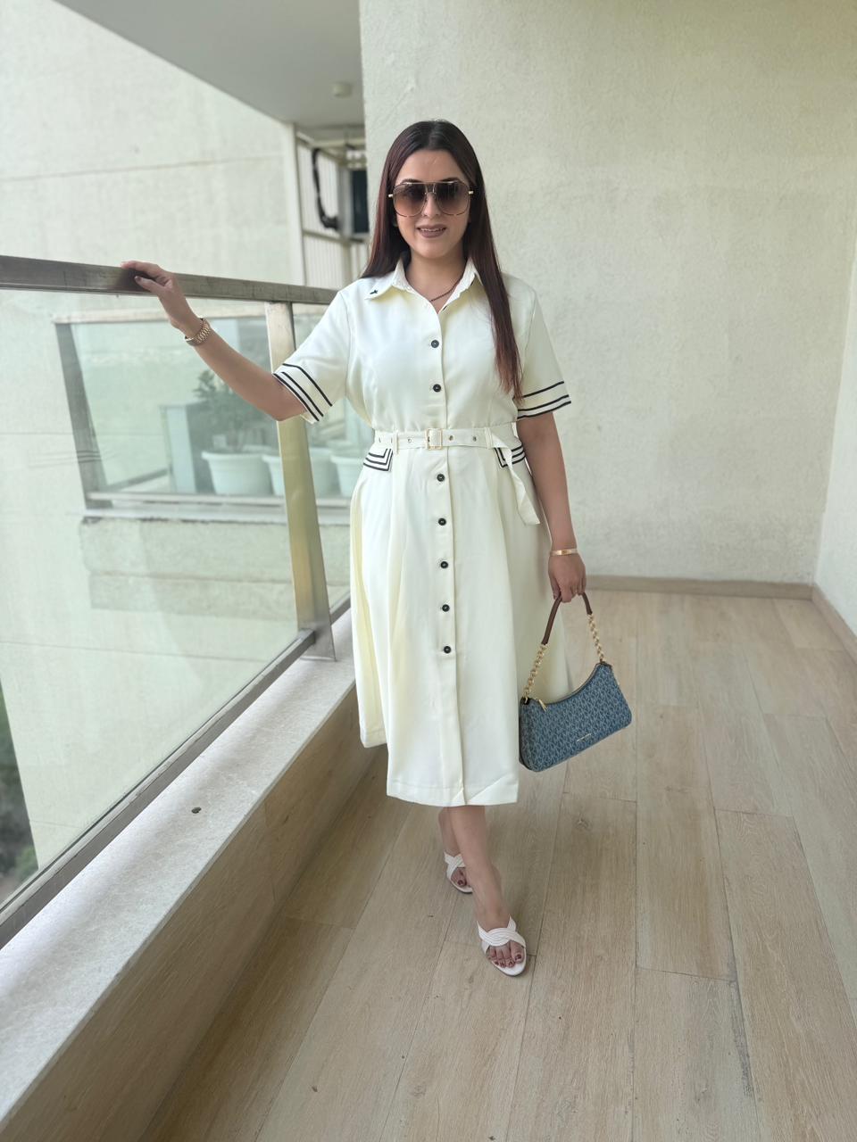 Oriv  Elegance Midi Dress