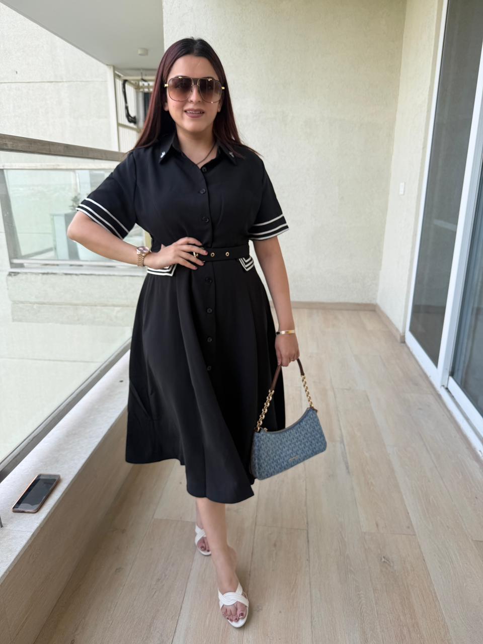 Oriv  Elegance Midi Dress