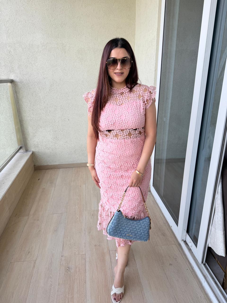 Roma Lace Midi Dress – Riya Closet India