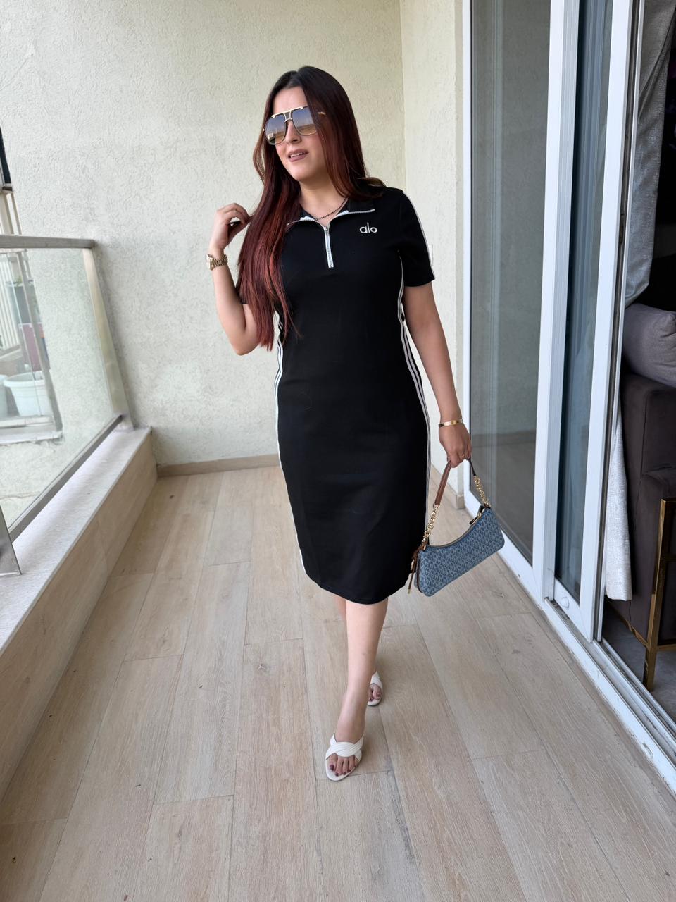 Sporty Chic Bodycon Dress