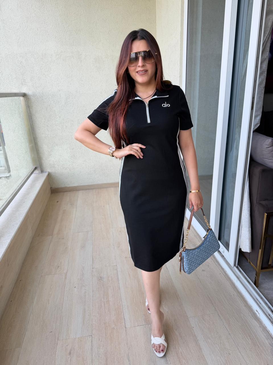 Sporty Chic Bodycon Dress