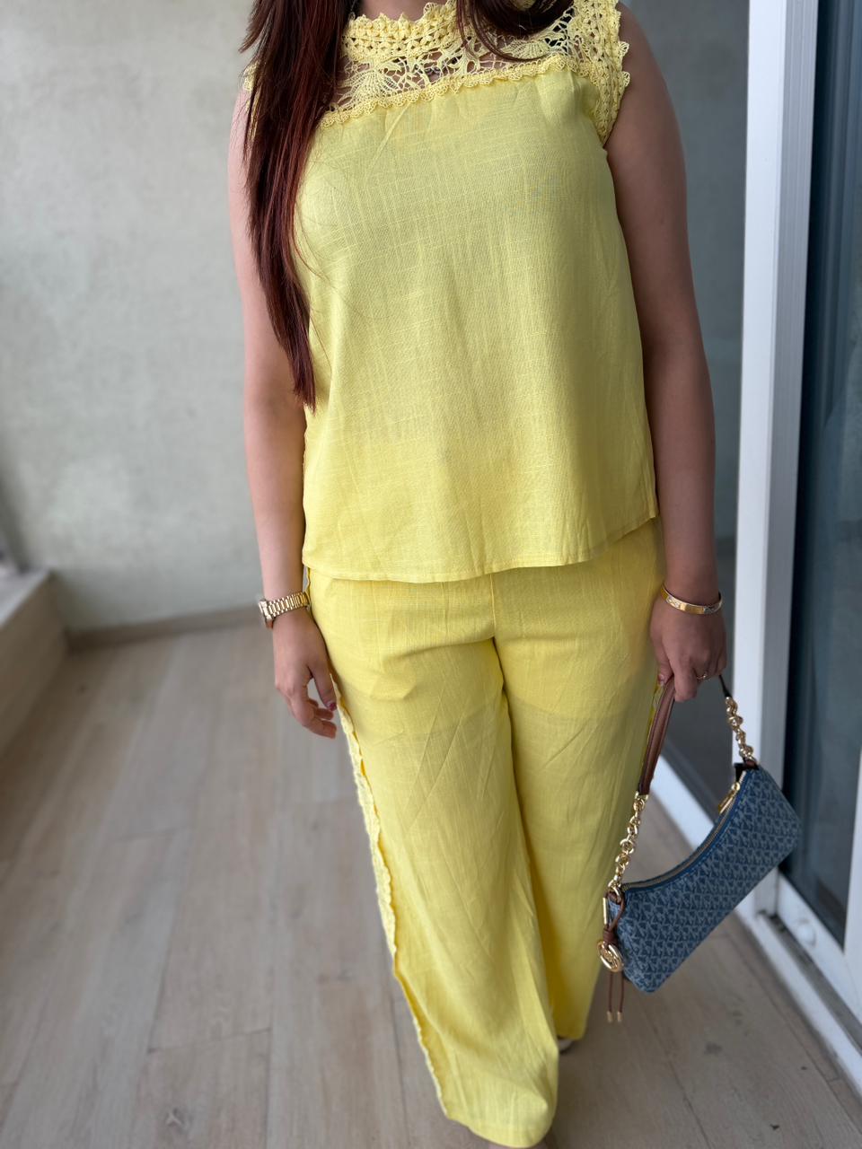 Sunshine Lace Breeze Co-ord Set