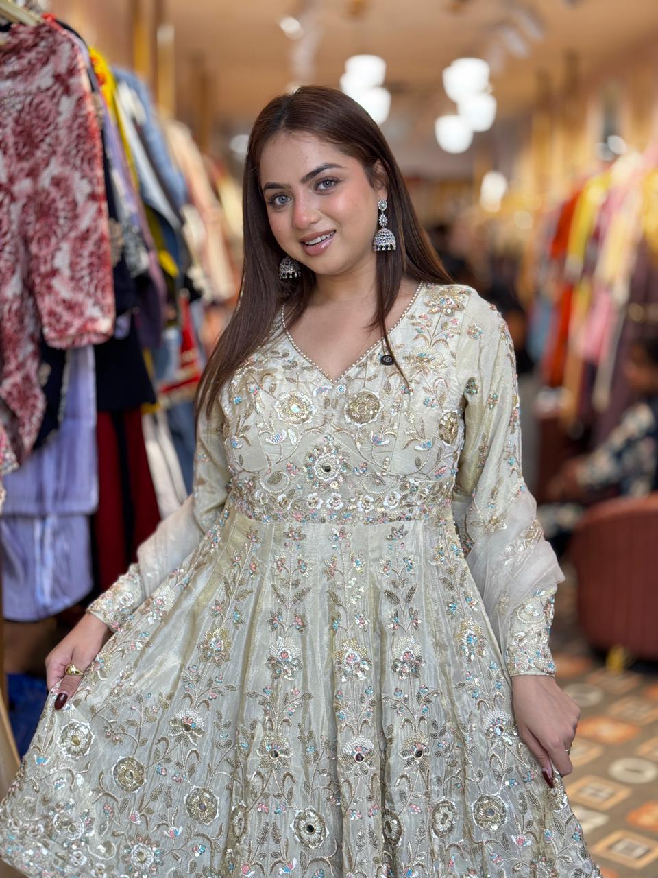 Blossom Embroidered Sharara Set