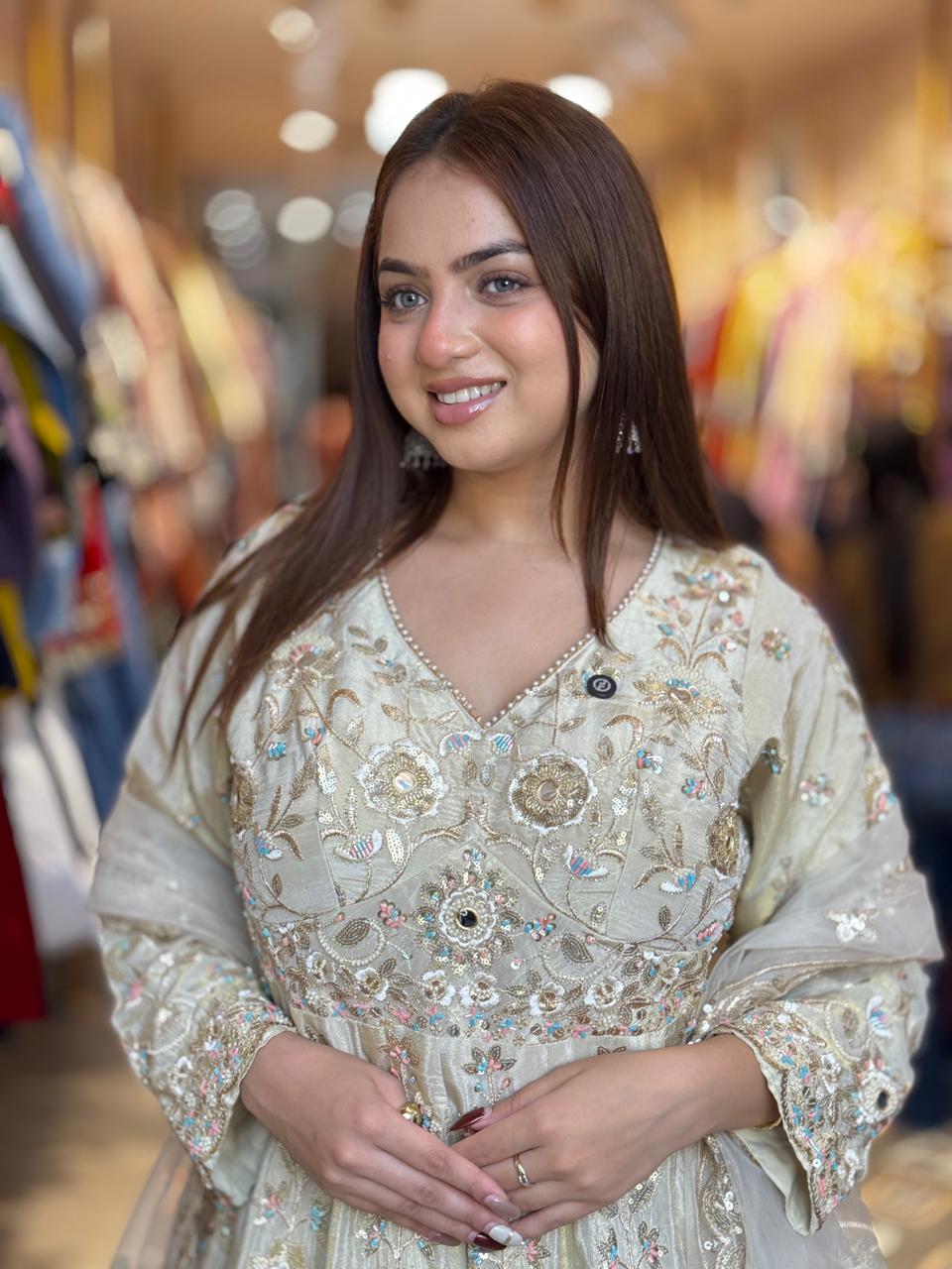 Blossom Embroidered Sharara Set
