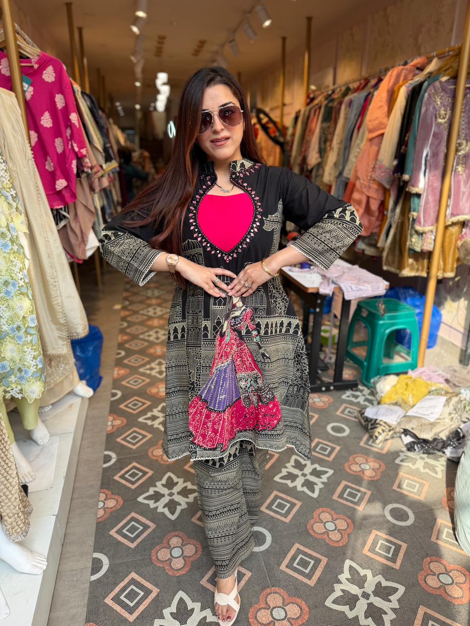 Noir Rani Artistic Co-Ord Set