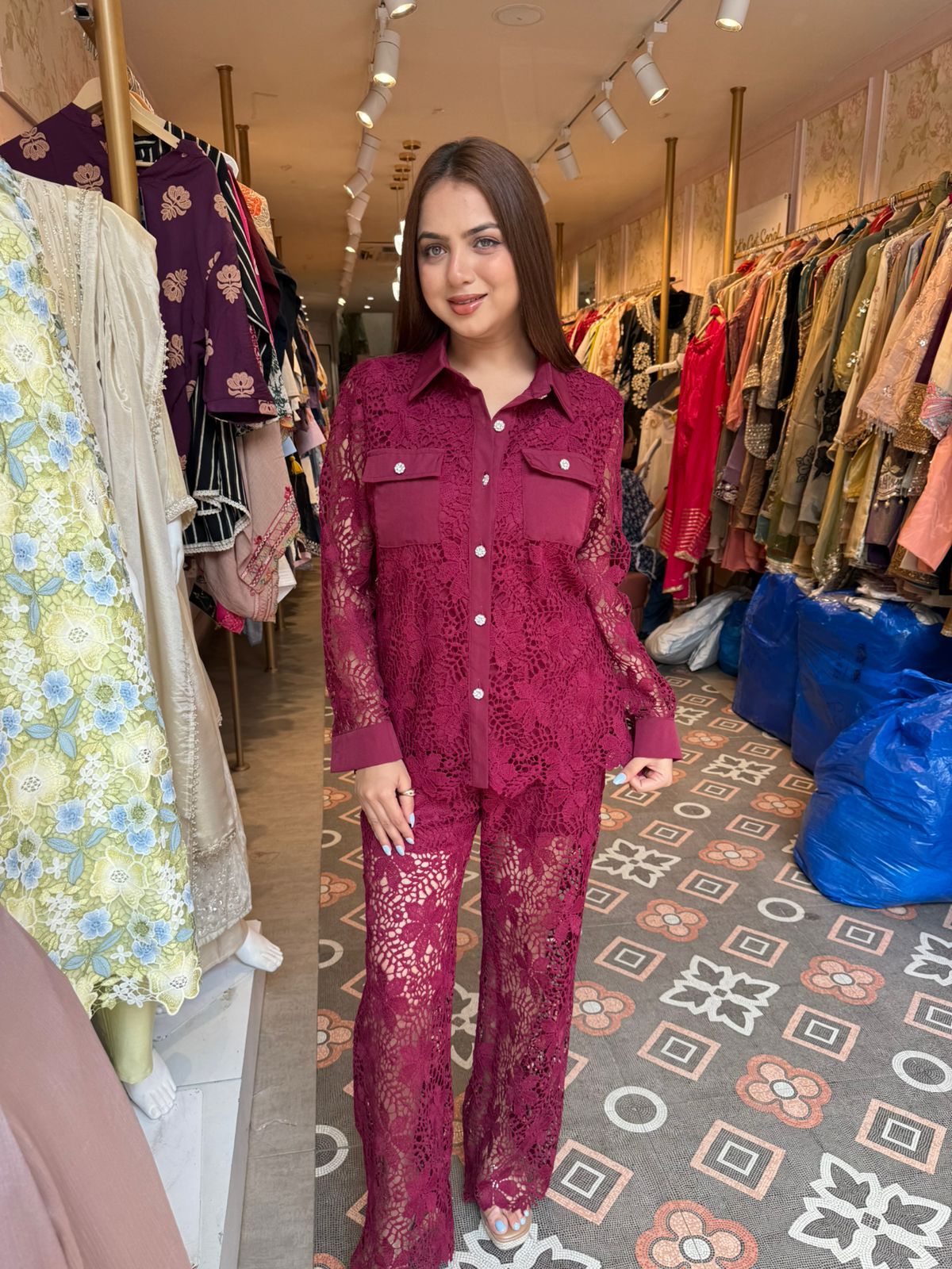 Floral  Croisa Set