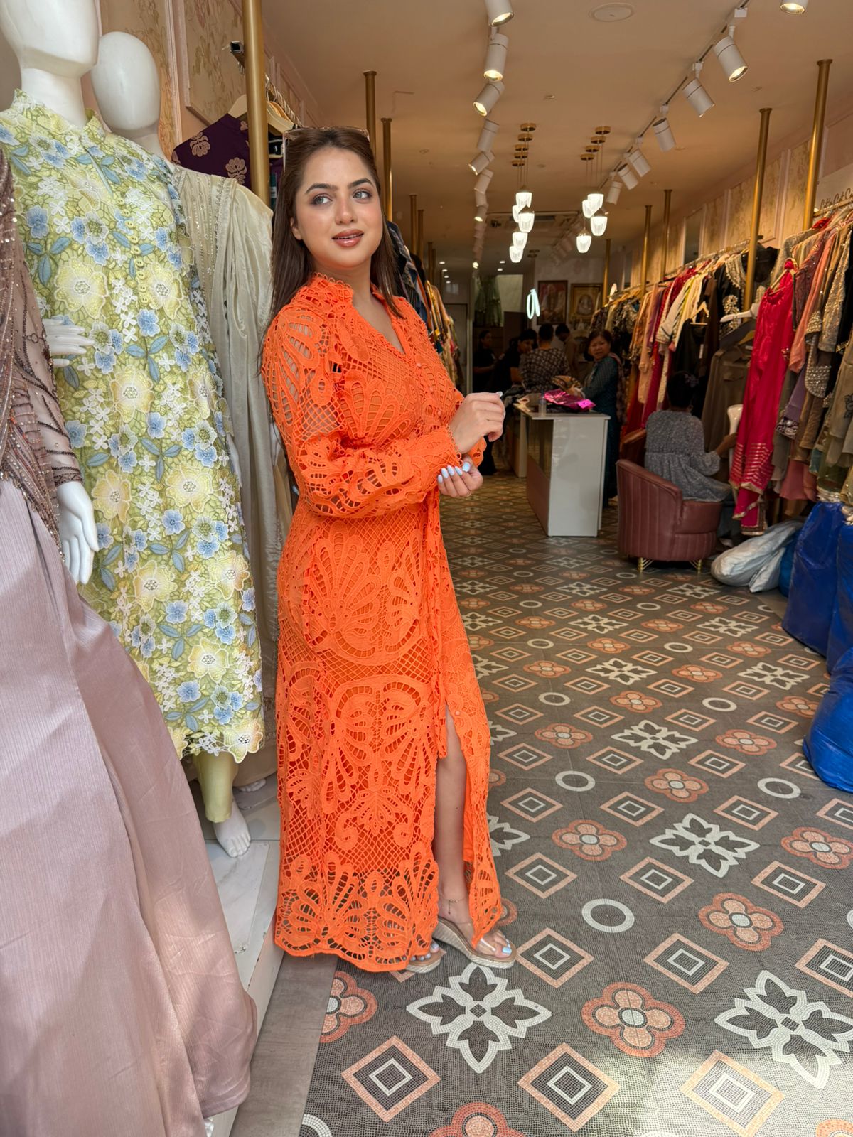 Crochet Lace Beach Dress – Riya Closet India