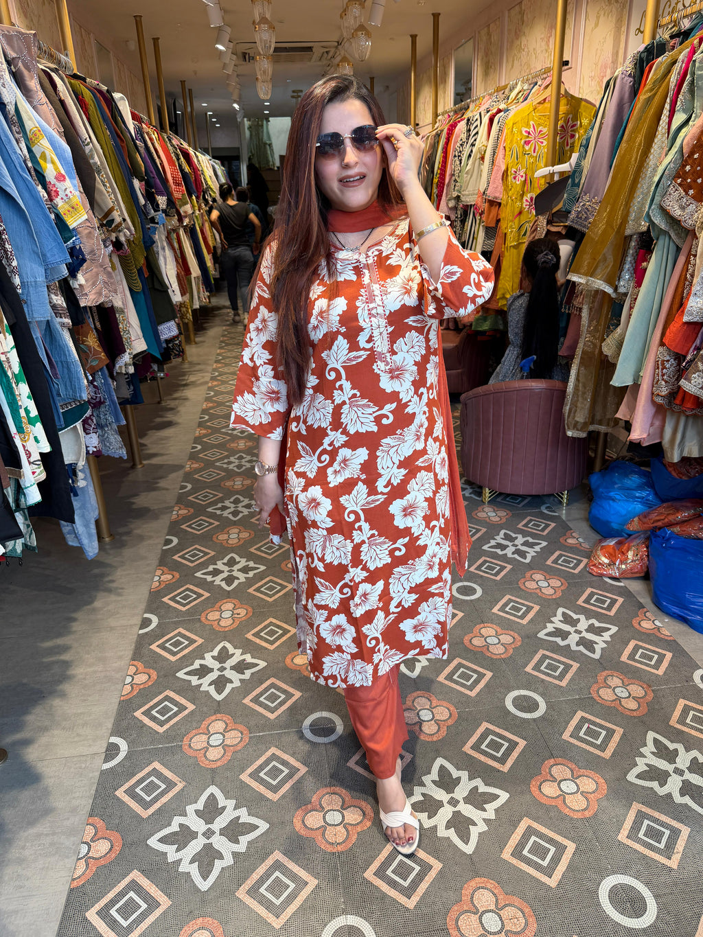 Nainy Bloom Printed Kurta Set