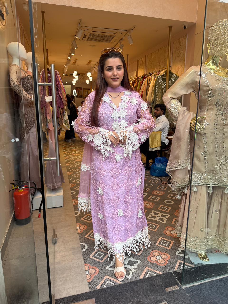 Leny Bloom Lace Luxe Suit Set