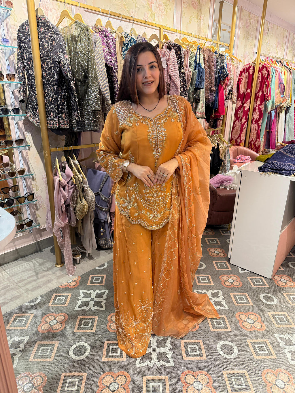 Heavily Embellished Sharara Set