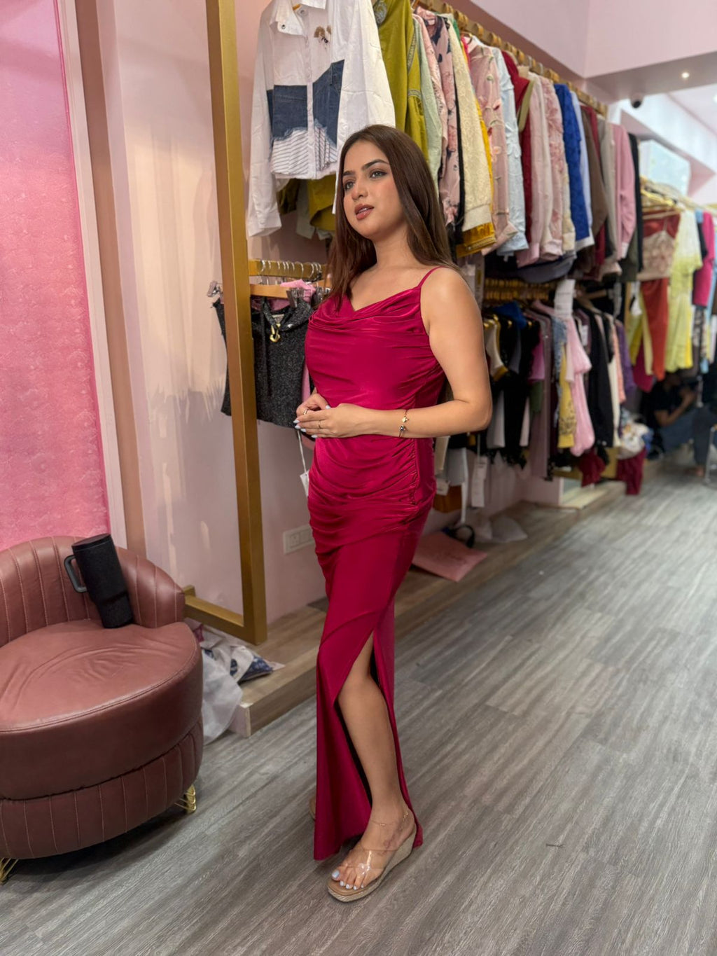 Reny Ruched bodycon Dress