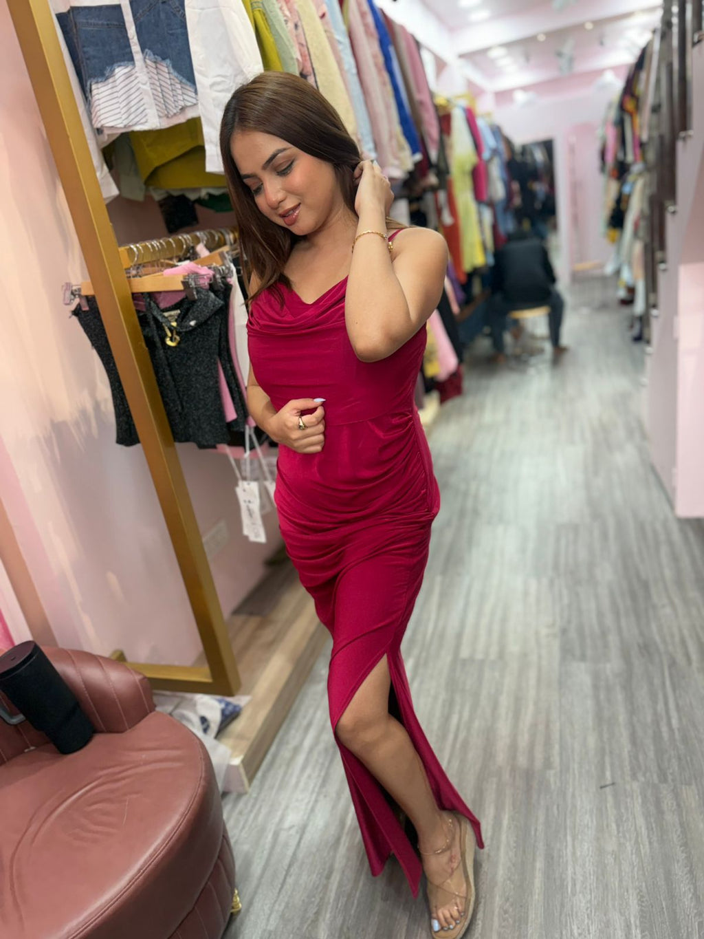 Reny Ruched bodycon Dress