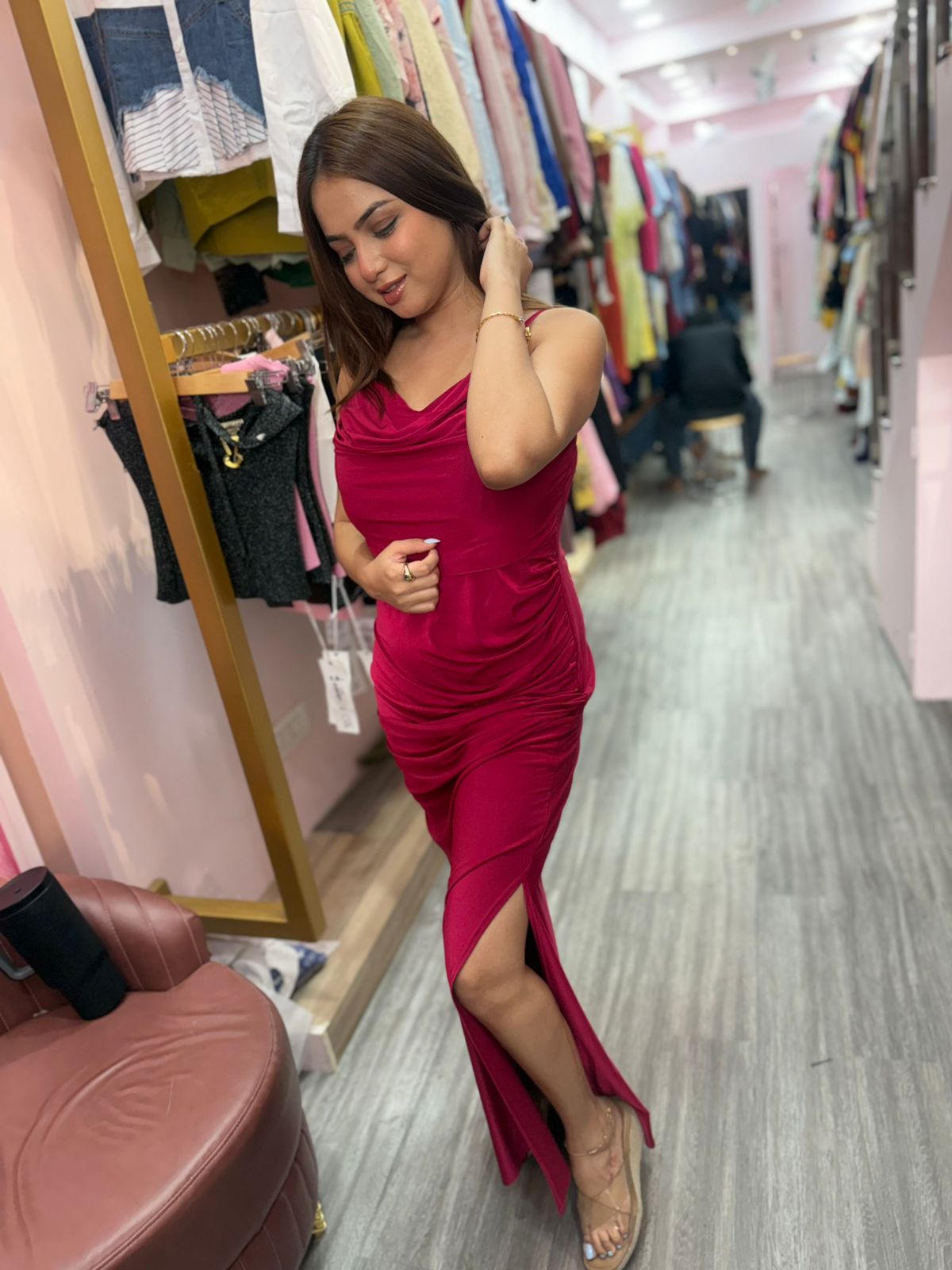 Reny Ruched bodycon Dress
