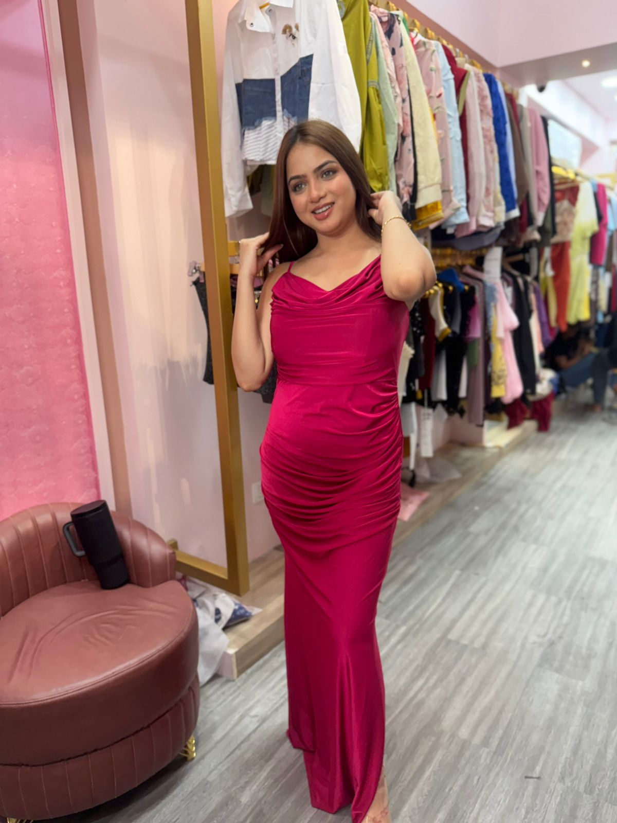 Reny Ruched bodycon Dress