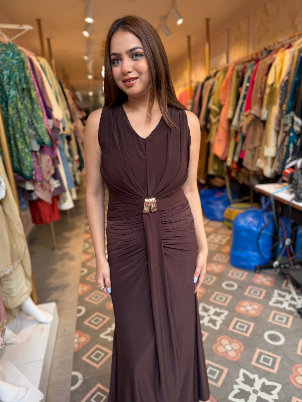 Mea Elegance Draped Gown