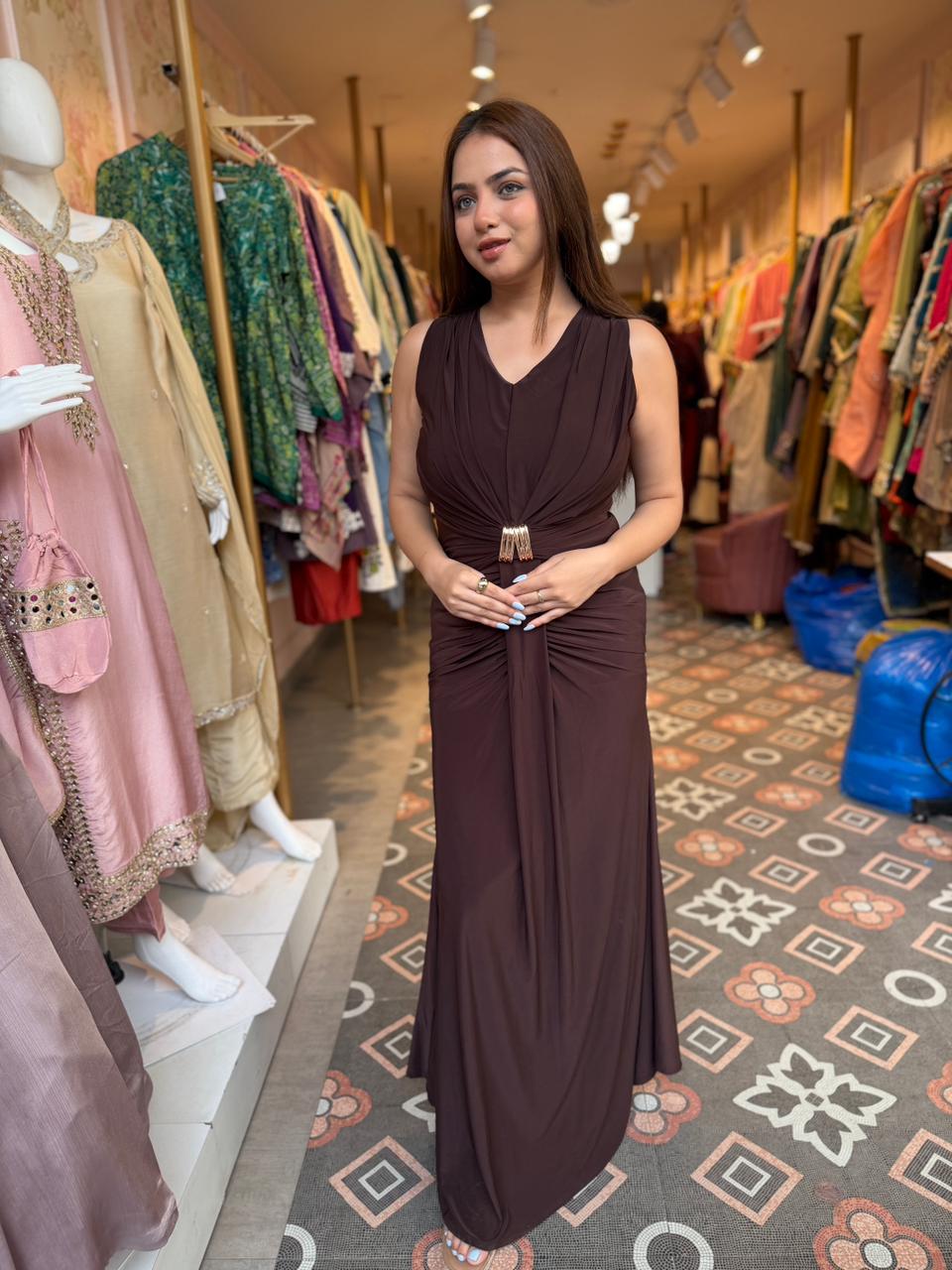 Mea Elegance Draped Gown
