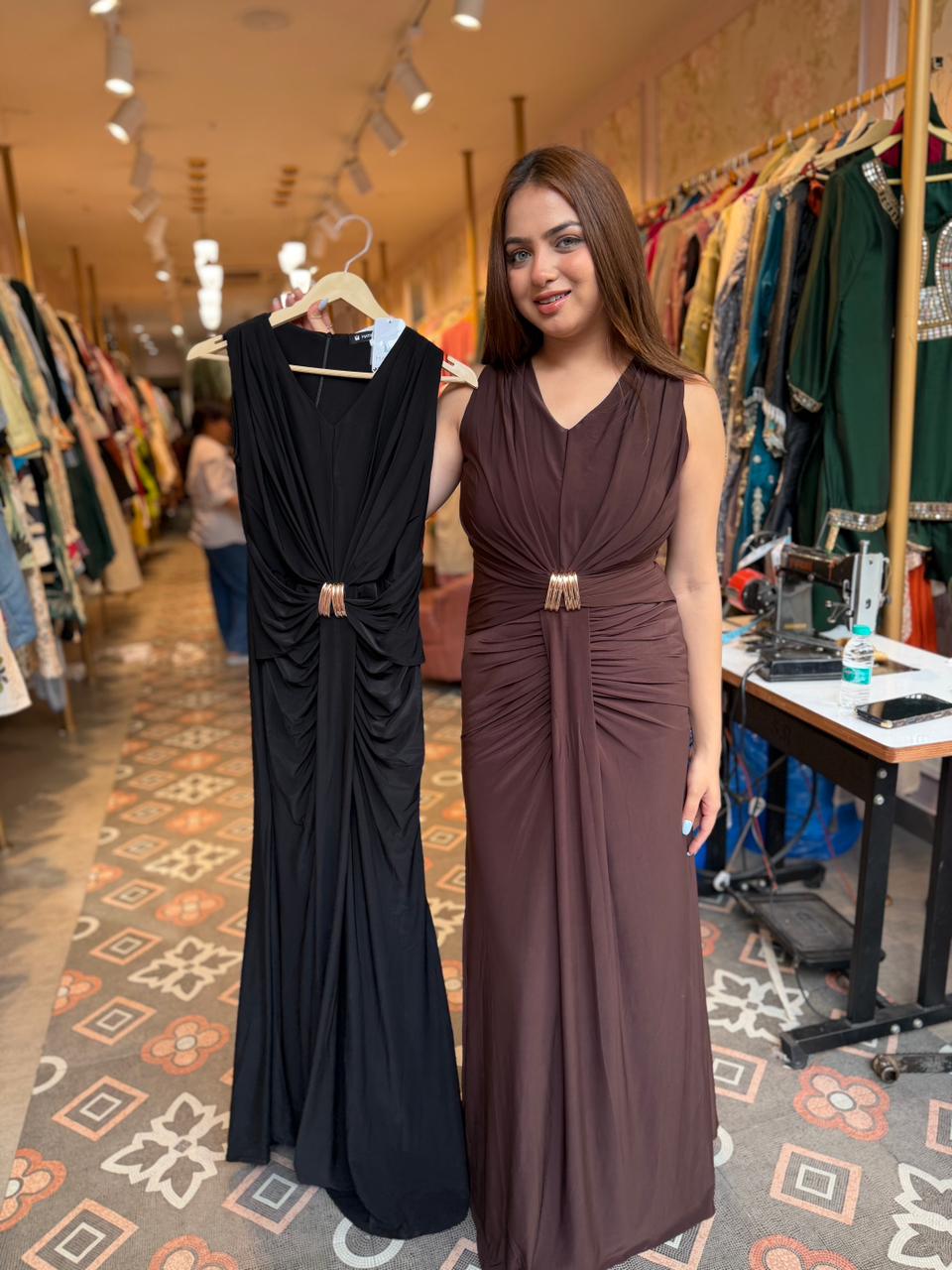 Mea Elegance Draped Gown
