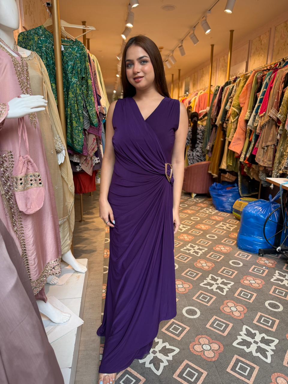 Royal Amethyst  Bodycon Dress